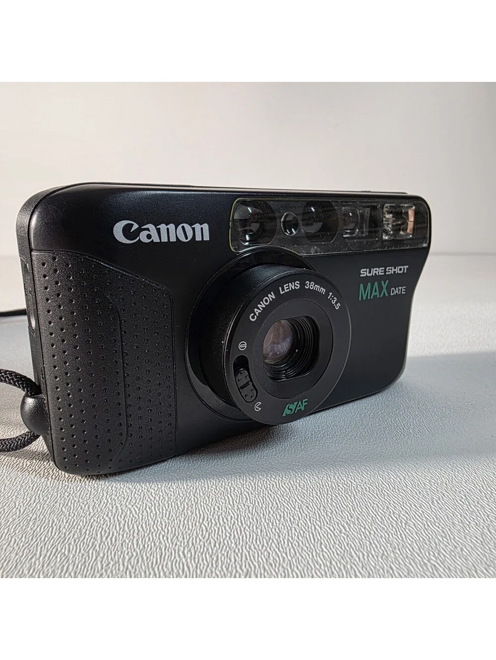 Canon Sure Shot Max Date 35mm Film Camera 38 mm Works (READ)